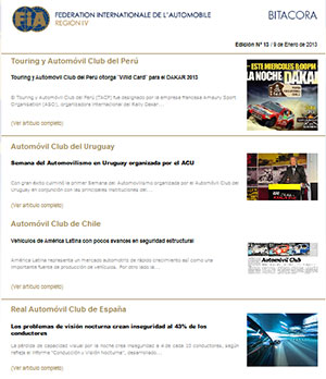 Bitacora - Edicion N 13 - Enero 2013